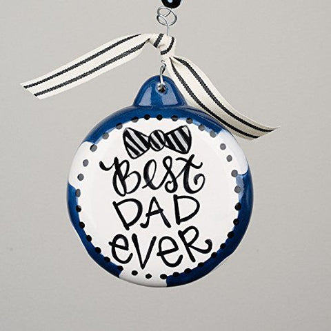 best dad ever puff ornament