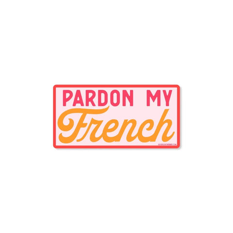 Pardon My French Decal