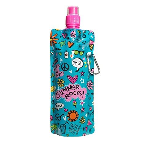 Summer Rocks Collapsible Water Bottle