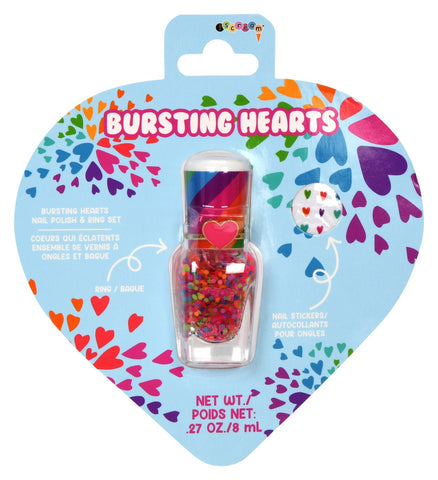 Bursting Hearts Nail Polish Set