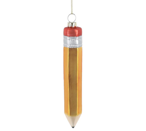 Pressed Glass Pencil Ornament