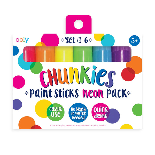 OOLY® Chunkies Paint Sticks: Neon