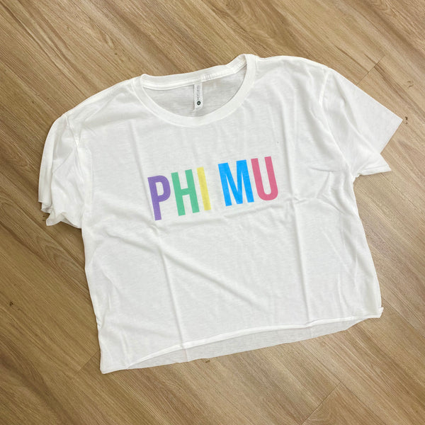 Phi Mu Festival Cali Cropped T-Shirt
