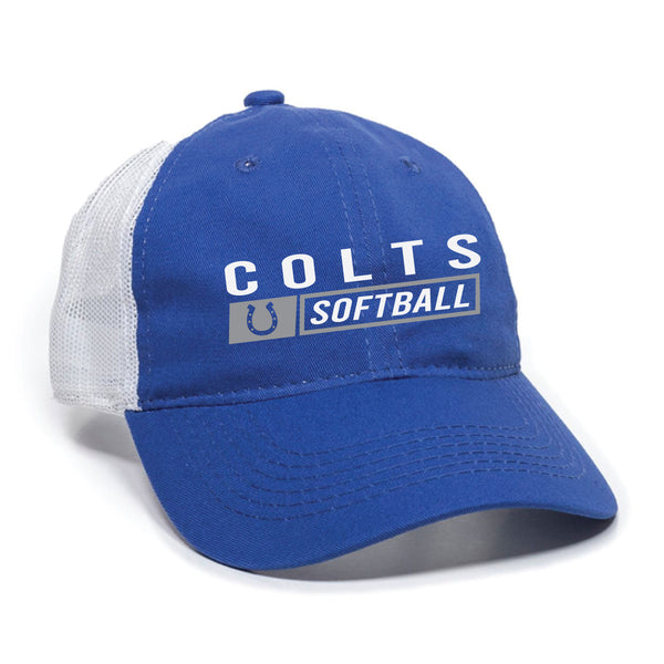 Colts Softball Mesh Back Cap