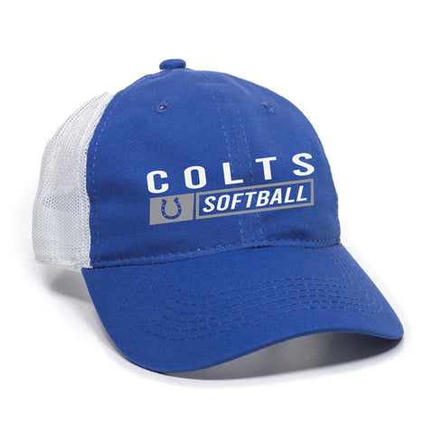 Colts Softball Mesh Back Cap