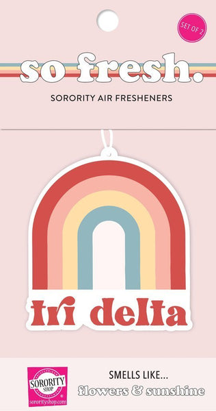 Tri Delta Rainbow Air Freshener