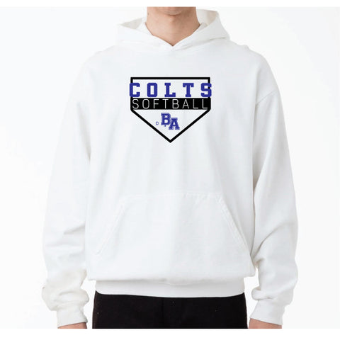 BA Softball Diamond Hooded Sweatshirt