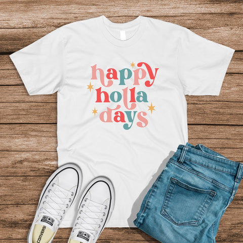 Happy Holla Days Tee