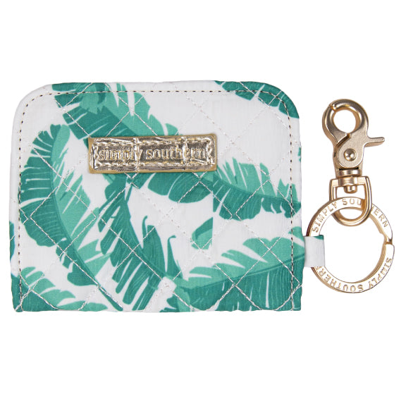 Simply Southern® Quilted Keychain Wallet - Palm