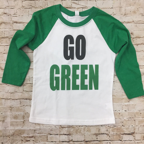 Go Green Raglan