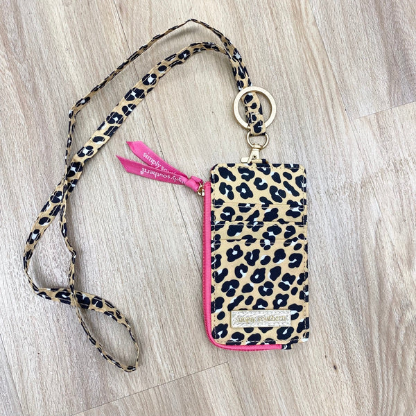 Simply Southern® Lanyard ID Wallet - Leopard