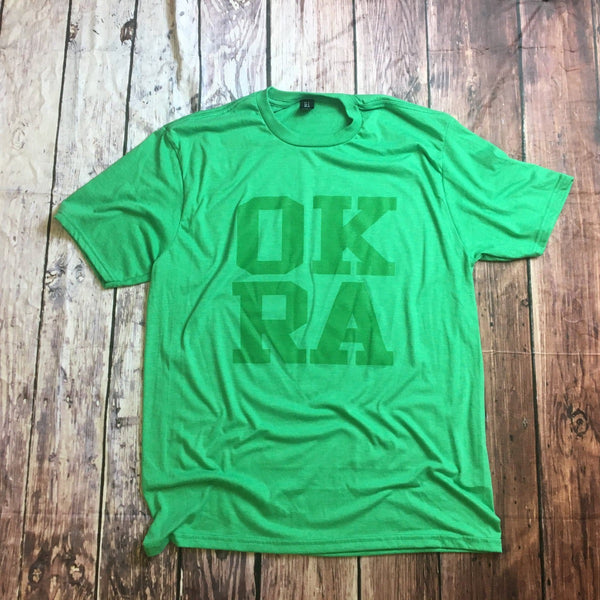 Green Okra Square T-Shirt