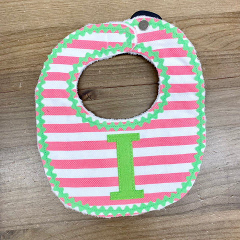 Stripe Ric Rac Bib - I