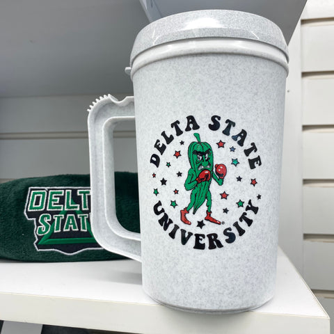 Fighting Okra Mega Mug-Stone