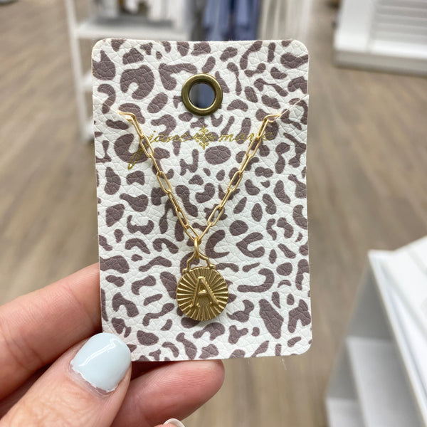 My Mark! Initial Necklaces