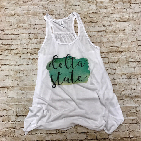 Delta State Watercolor Tank - Heidisonline