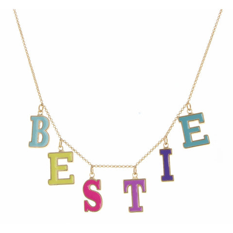 Enamel Bestie Necklace