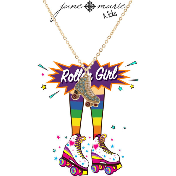 All About A Smile Necklace: Roller Skate