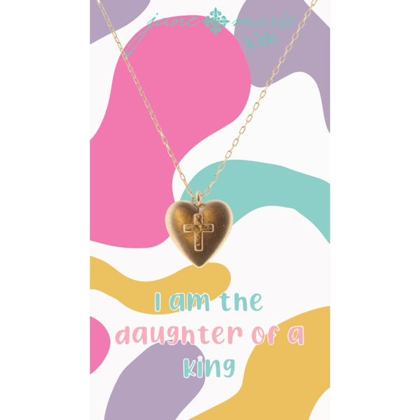 All About A Smile Necklace: Gold Heart