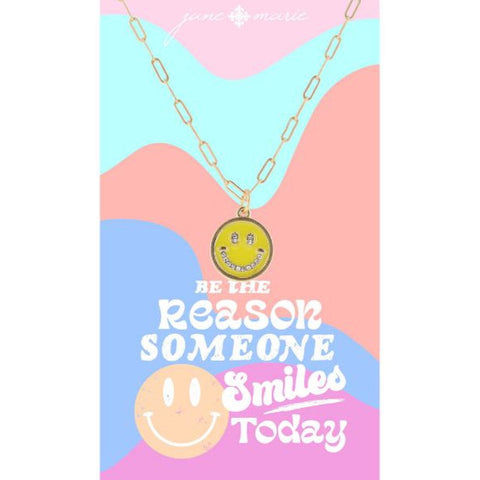 Scout Necklace: Smiley Face