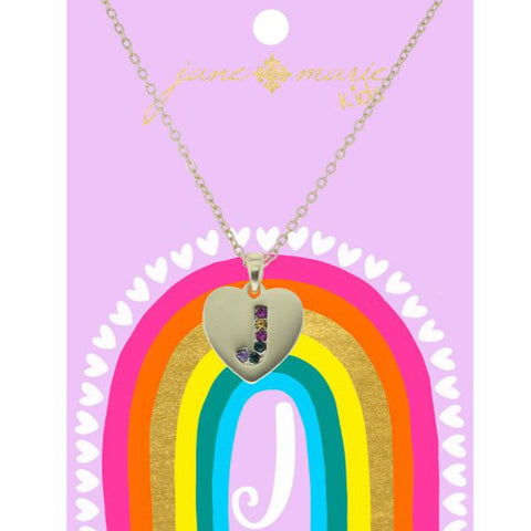 Written On My Heart Necklace: J