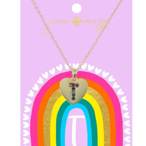 Written On My Heart Necklace: T