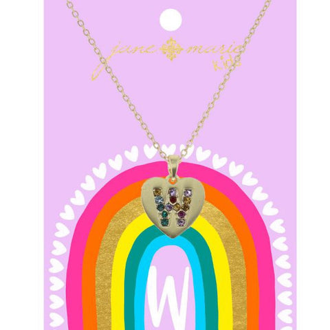 Written On My Heart Necklace: W