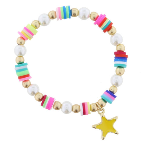 Beaded Beauty Bracelet-Multi Star