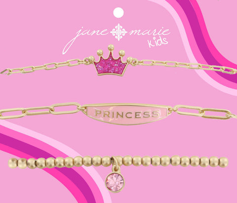 1,2,3 For Me Bracelet Set: Princess