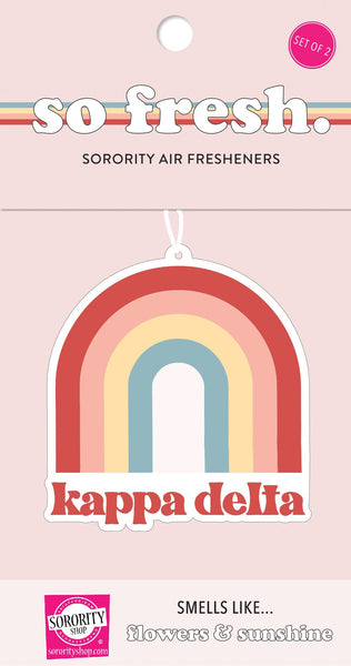 Kappa Delta Rainbow Air Freshener