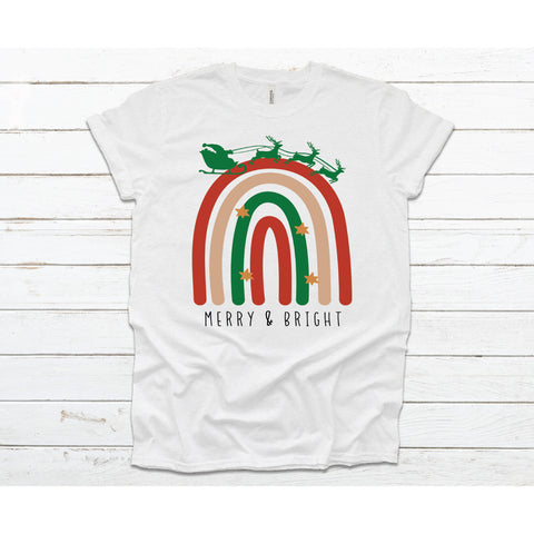 Merry Rainbow Tee