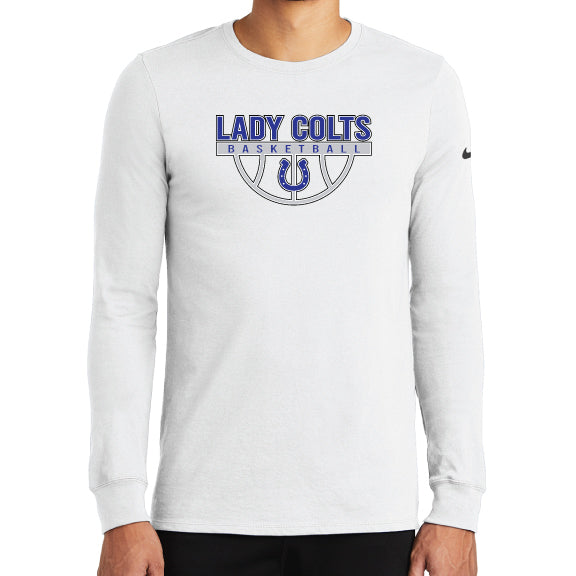 Lady Colts Long Sleeve Nike Dri-Fit Tee