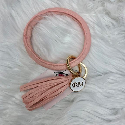 phi mu bangle keychain