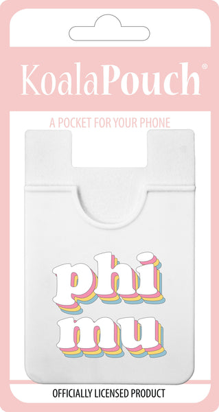 Phi Mu Phone Pouch