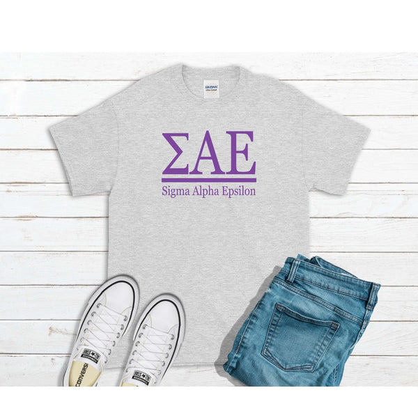 SAE Basic Frat Letter Tee