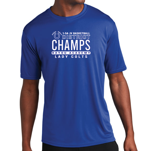 JV Basketball District Champs Dri-Fit Short Sleeve Tee