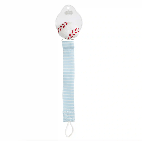 Baseball Knit Paci Clip