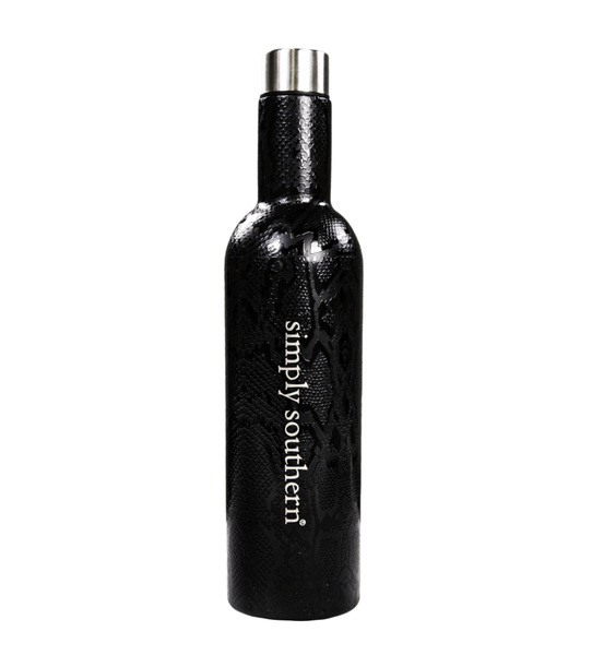 Simply Southern® 25oz Stainless Wine Bottle: Black Snake