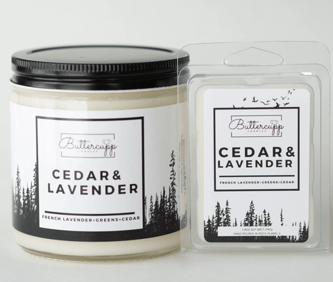 Cedar & Lavender Candles