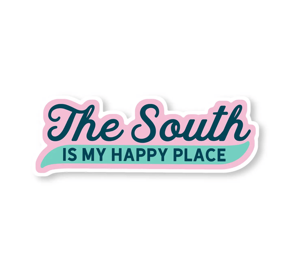 The South Is My Happy Place Decal