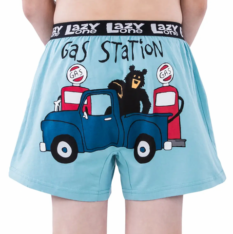 LazyOne® Gas Station Kids Boxers