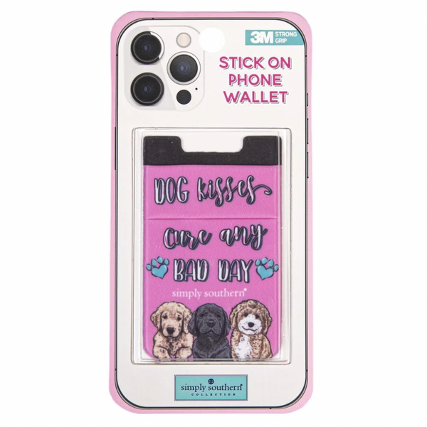 Simply Southern® Stick On Phone Wallet - Kisses