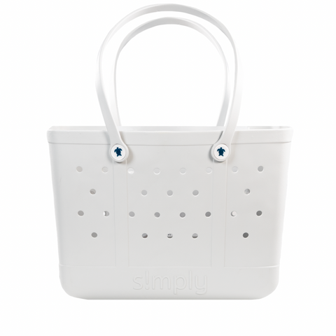 Simply Southern Large Tote: Cloud Grey