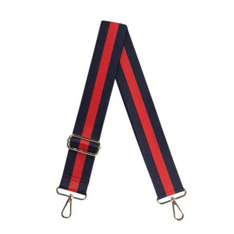 Navy Red Crossbody Strap