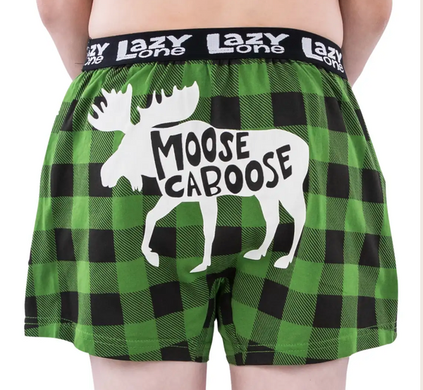 LazyOne® Moose Caboose Kids Boxers