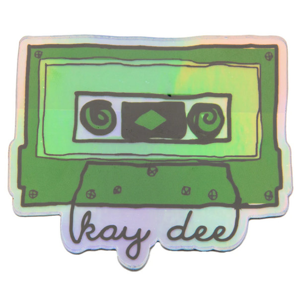 Kappa Delta Holographic Cassette Decal