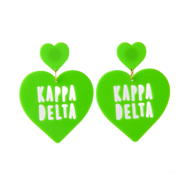 Kappa Delta Sweet Heart Earrings