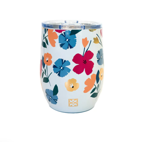 Darling Daisy Stainless Wine Tumbler