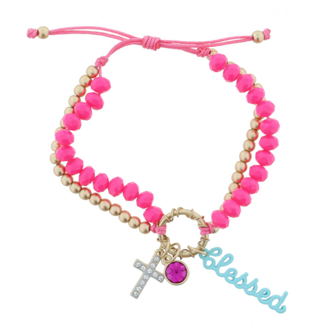 Triple The Love Bracelet-Blessed