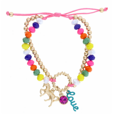 Triple The Love Bracelet-Multi Love